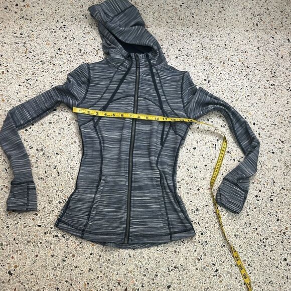 Lululemon Hooded Define Jacket nulu navy blue mini space dye herrringbone 4 - Picture 6 of 6